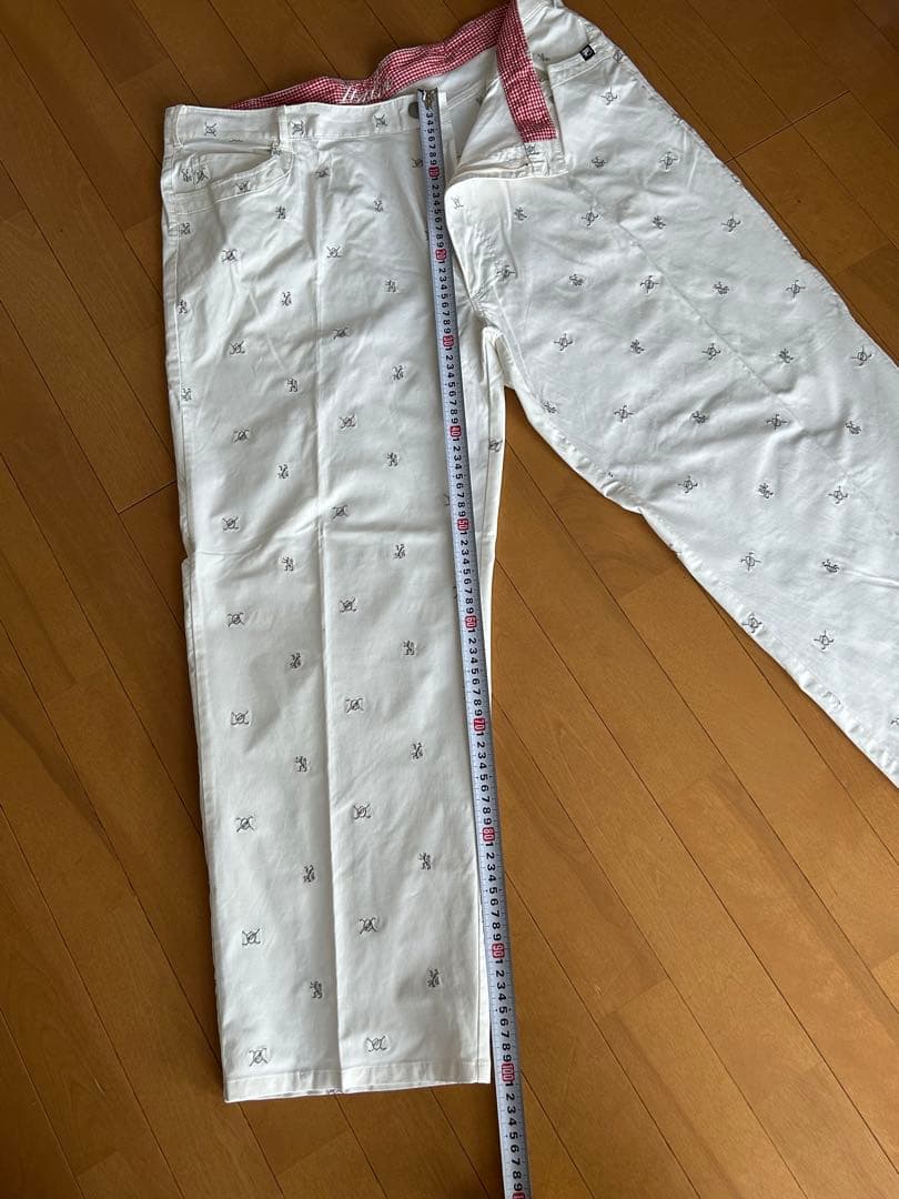 FILA GOLF 刺繍入りホワイトパンツ110サイズ‼️大特価