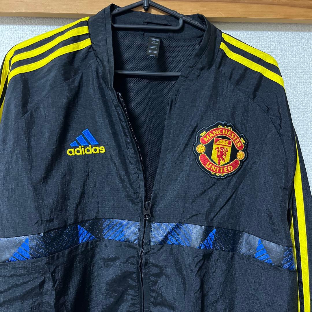 最終値下げ 限定adidas マンチェスター・ユナイテッド ウーブンジャケット