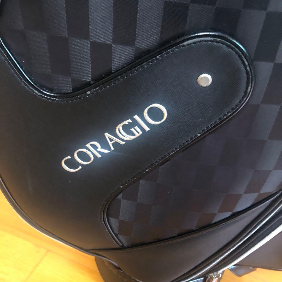 CORAGGIO コラッジオ キャディバッグ ブラック フード付き