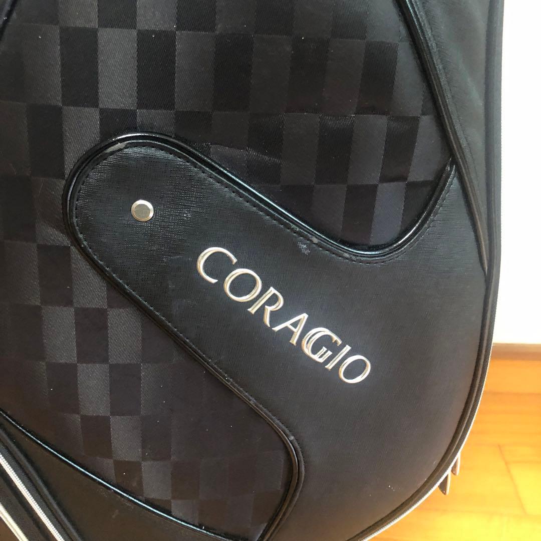 CORAGGIO コラッジオ キャディバッグ ブラック フード付き