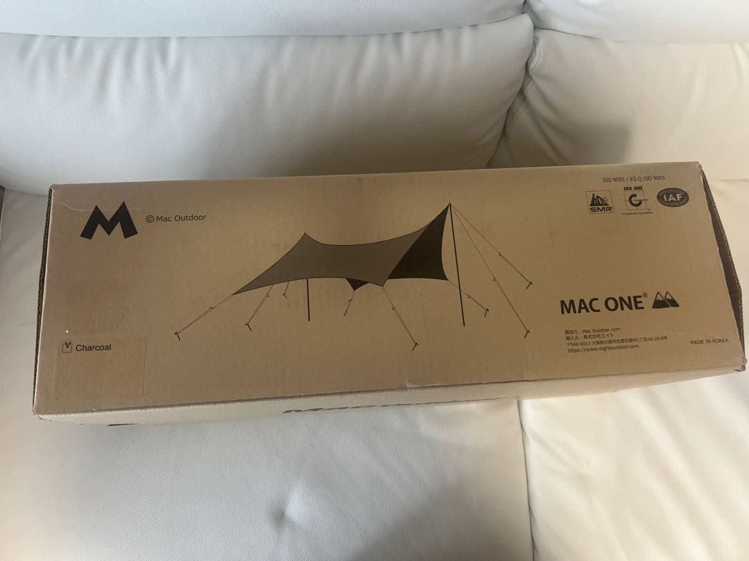 【mac outdoor】マックワン ヘキサタープL チャコール 新品未開封品