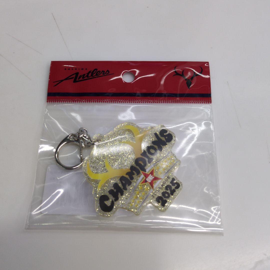 鹿島アントラーズ★優勝記念★ジャガードタオル＋ラメ入りアクリルキーホルダー