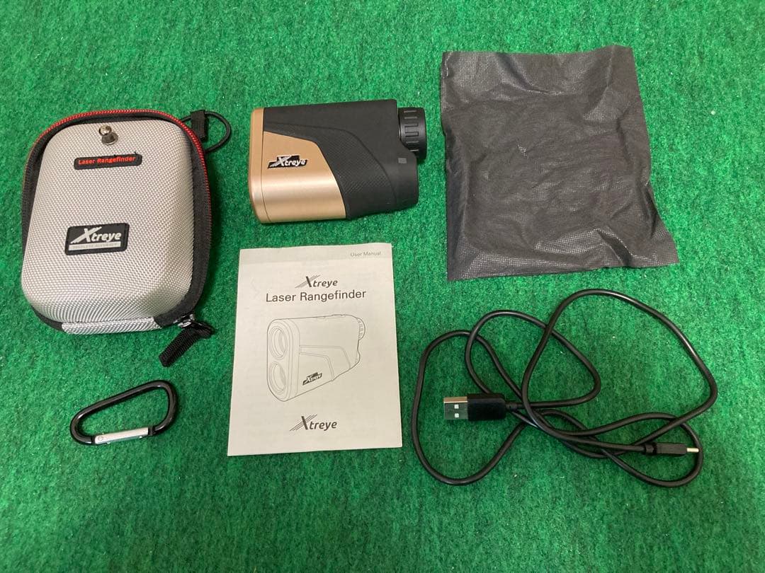 ★お値下げ　良品　ゴルフ　レーザー距離計　エクストレイ　ゴールド ブラック　中古