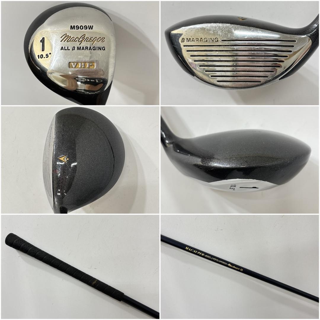 メンズ右利き初心者用　マグレガー　ゴルフクラブセット　W-2553