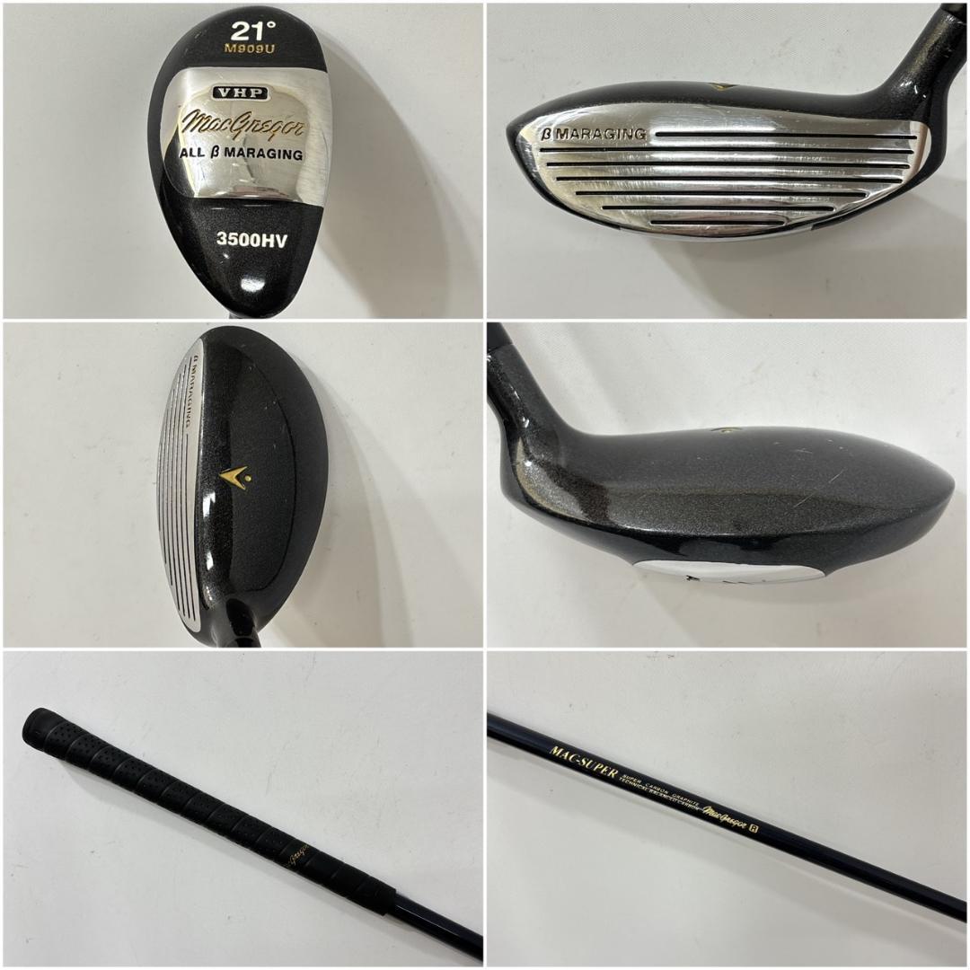 メンズ右利き初心者用　マグレガー　ゴルフクラブセット　W-2553