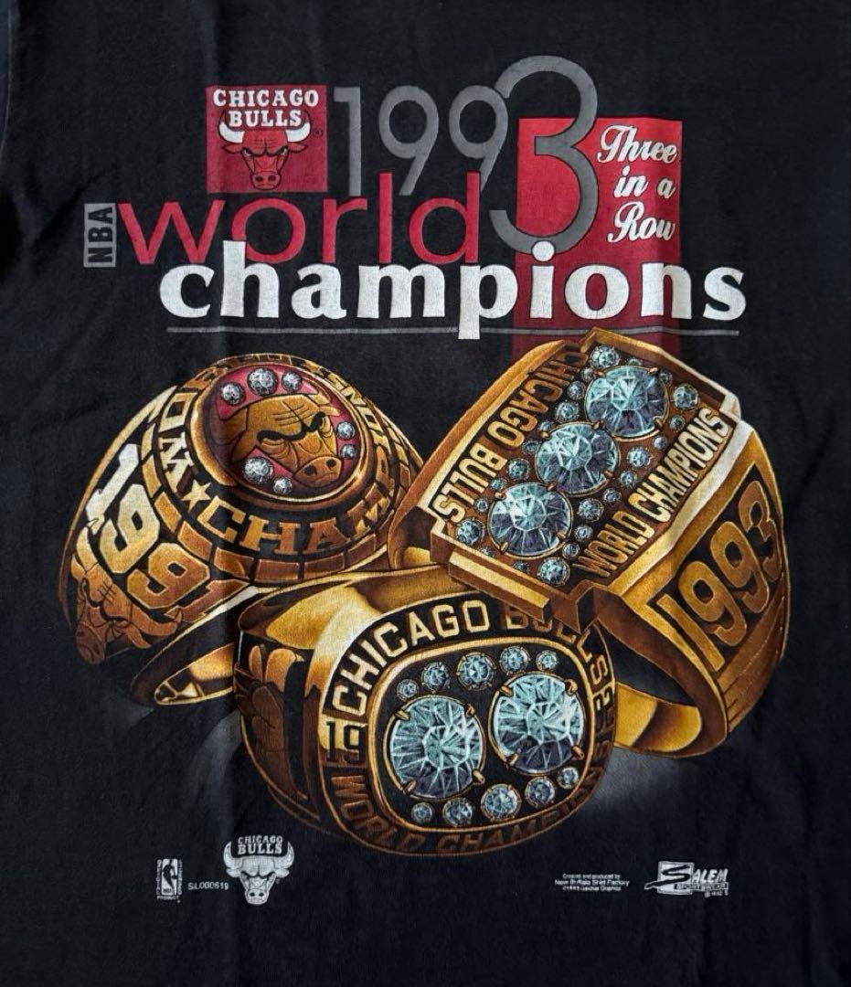 シカゴ・ブルズ 1993年 NBAチャンピオン Tシャツ