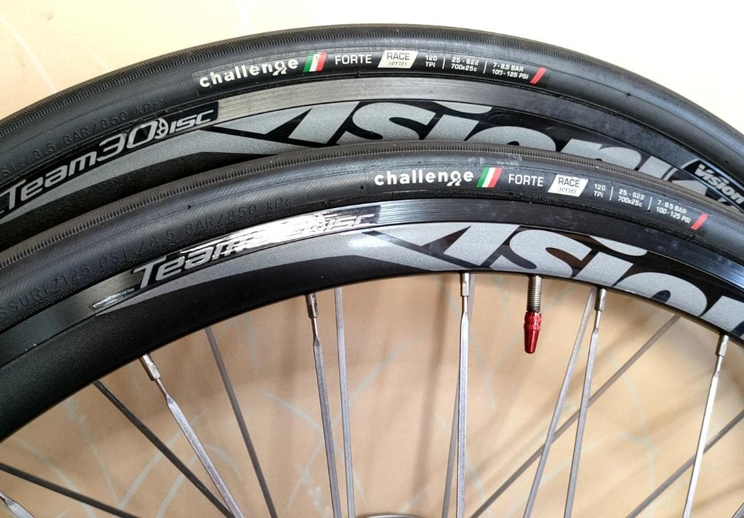 VISION TEAM30 DISC クイックタイプ ホイール前後セット 自転車