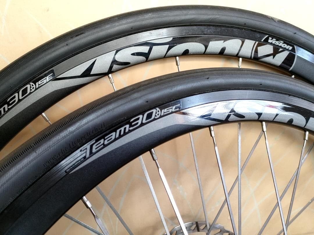 VISION TEAM30 DISC クイックタイプ ホイール前後セット 自転車