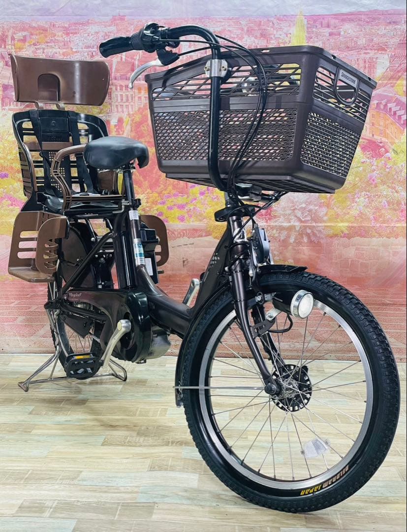 ZK3722 電動自転車 ブリヂストン アンジェリーノ 子供乗せ 20インチ