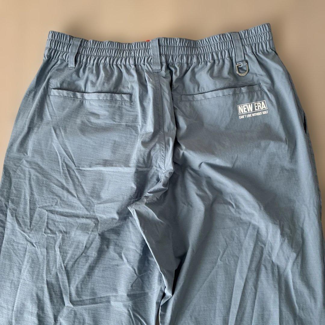 ★美品★ニューエラ ゴルフ レインウェア セットアップ 上下 ライトブルーXXL