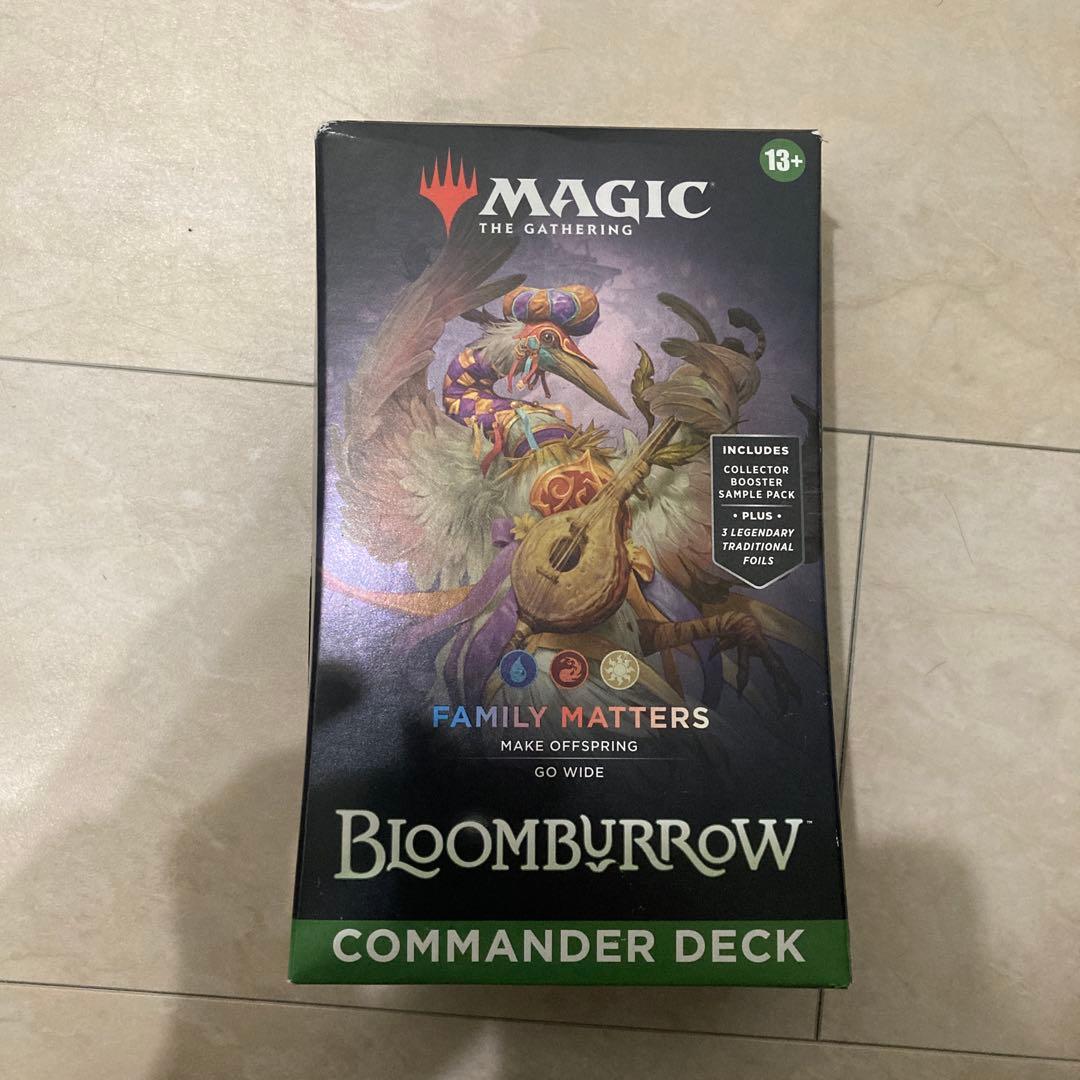 mtg ブルームバロウ　家族が第一　英語　未開封　統率者デッキ