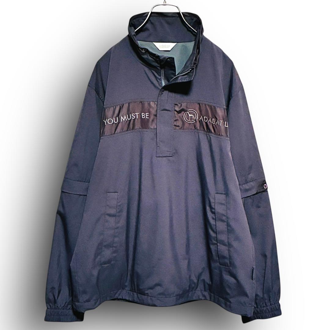 adabat GORE-TEX 2way防水ジャケット48 L 刺繍ロゴ