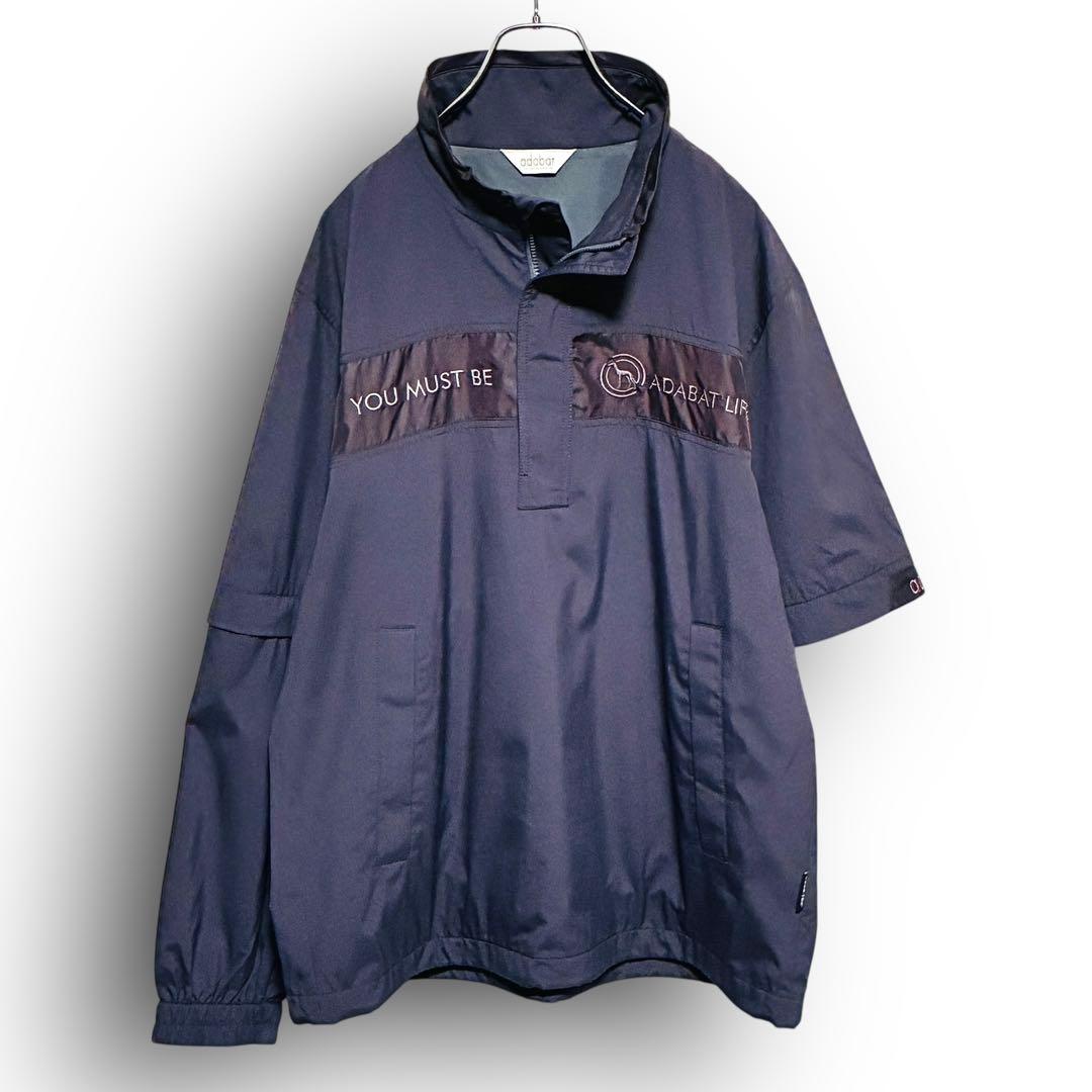 adabat GORE-TEX 2way防水ジャケット48 L 刺繍ロゴ