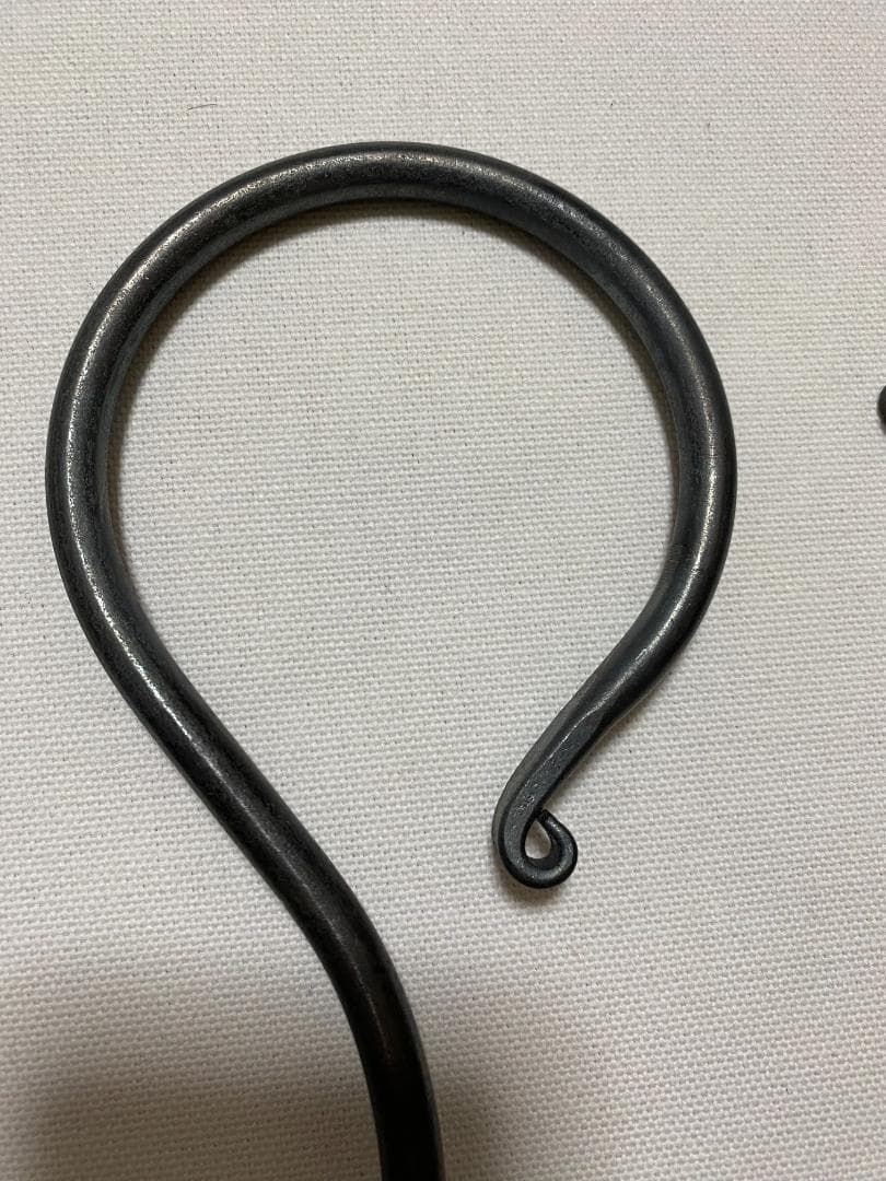 ハンドメイド アイアン フック ポット ハンガー　ブッシュクラフト