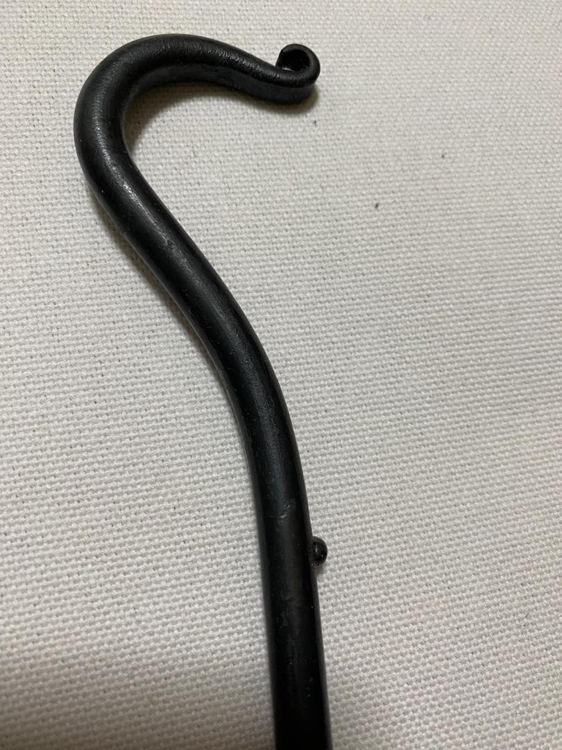 ハンドメイド アイアン フック ポット ハンガー　ブッシュクラフト