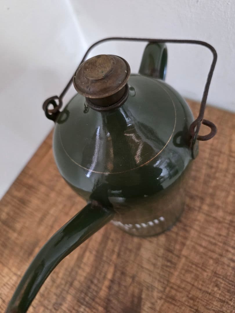 激レア美品　給油缶　ビンテージストーブ　石油ストーブ　琺瑯製