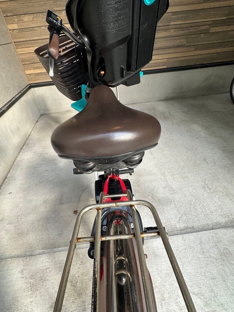 （直接引き取り限定）パナソニック 電動アシスト自転車 赤　ビビ