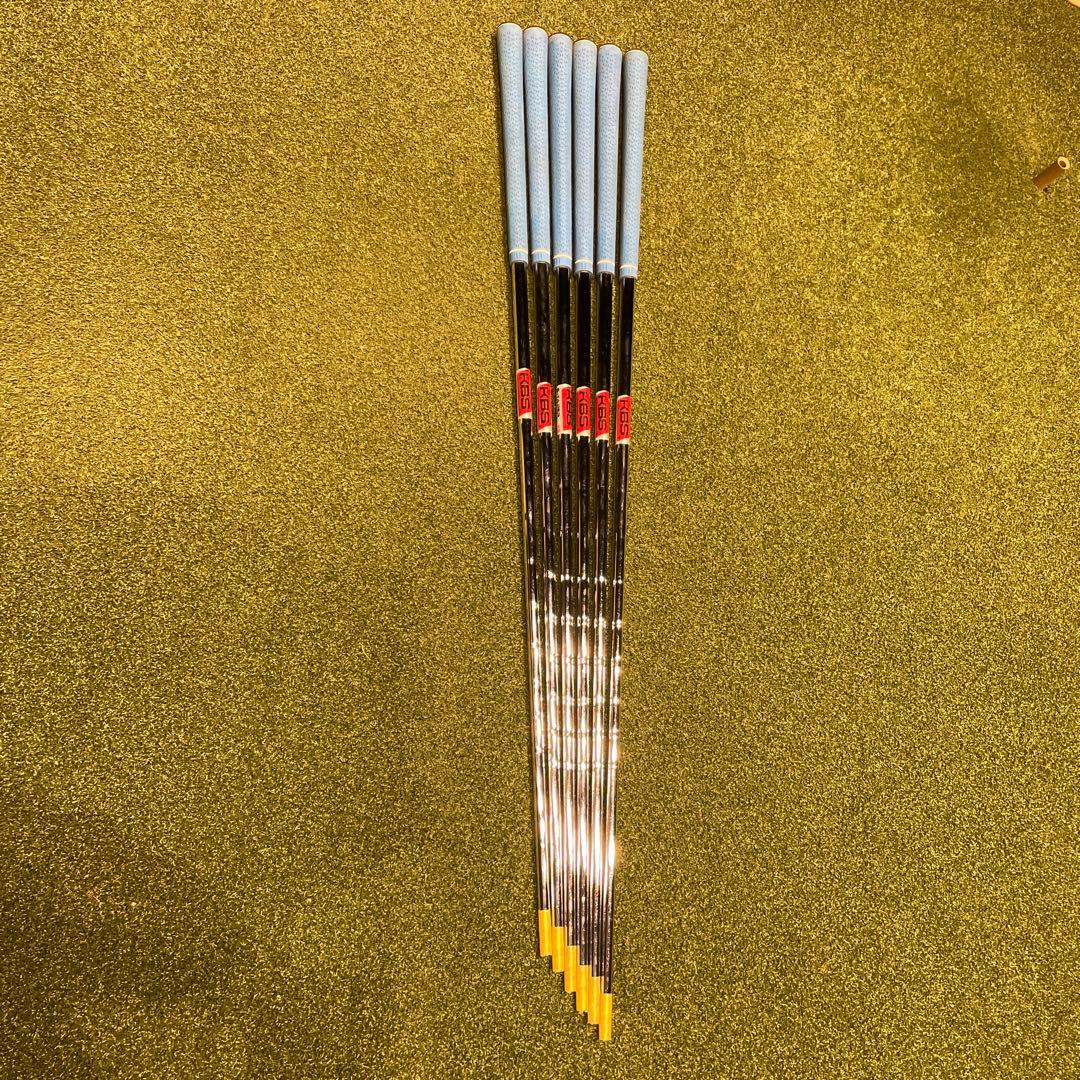 KBS S-TAPER 115 シャフト　6本セット