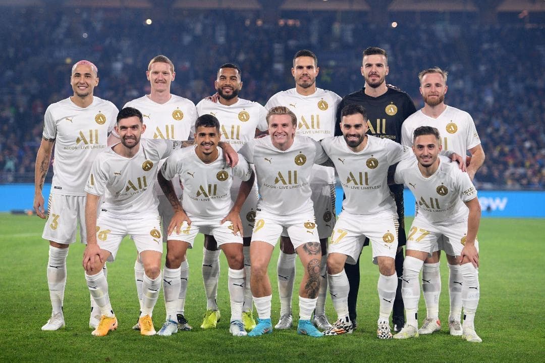 オーストラリア　Aリーグ　オールスター サッカーユニフォーム キー ロールズ選手