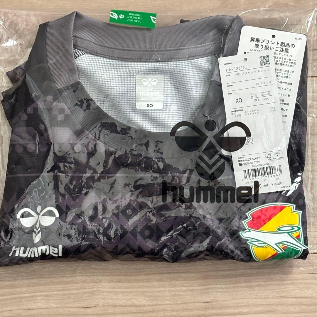 hummel26プラクティスシャツ　ブラック　XOサイズ　ジェフ千葉