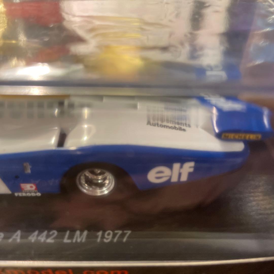 絶版　1/43 スパーク　ルノー　アルピーヌ　A442 1977年　ルマン24時