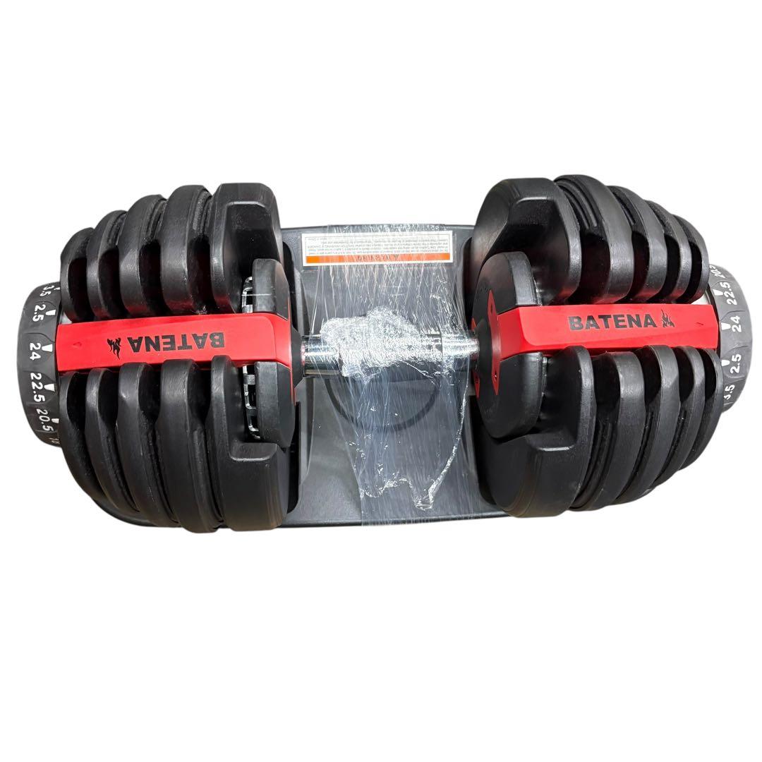 美品　BATENA 調整可能ダンベルセット 24kg2個セット②