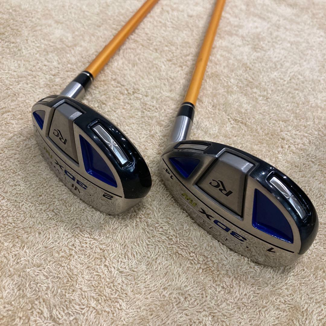 フルフル　名器！ニッケント、ユーティリティ3DX、1番14°、2番17°
