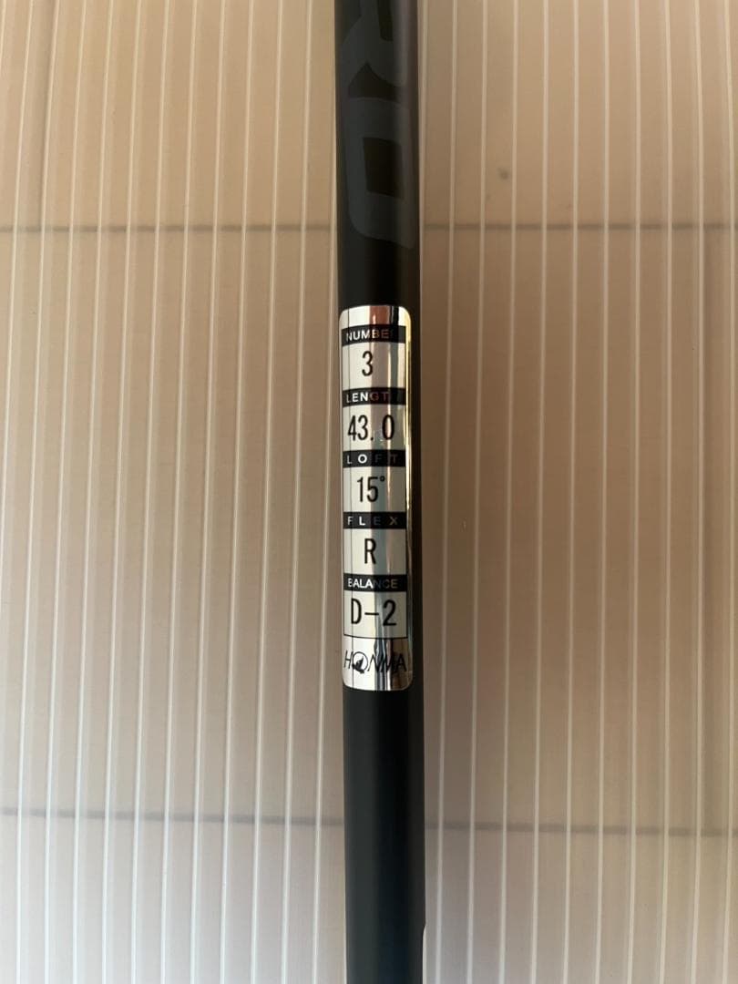 【お値下3/30迄】HONMA TW-747 フェアウェイウッド 15°
