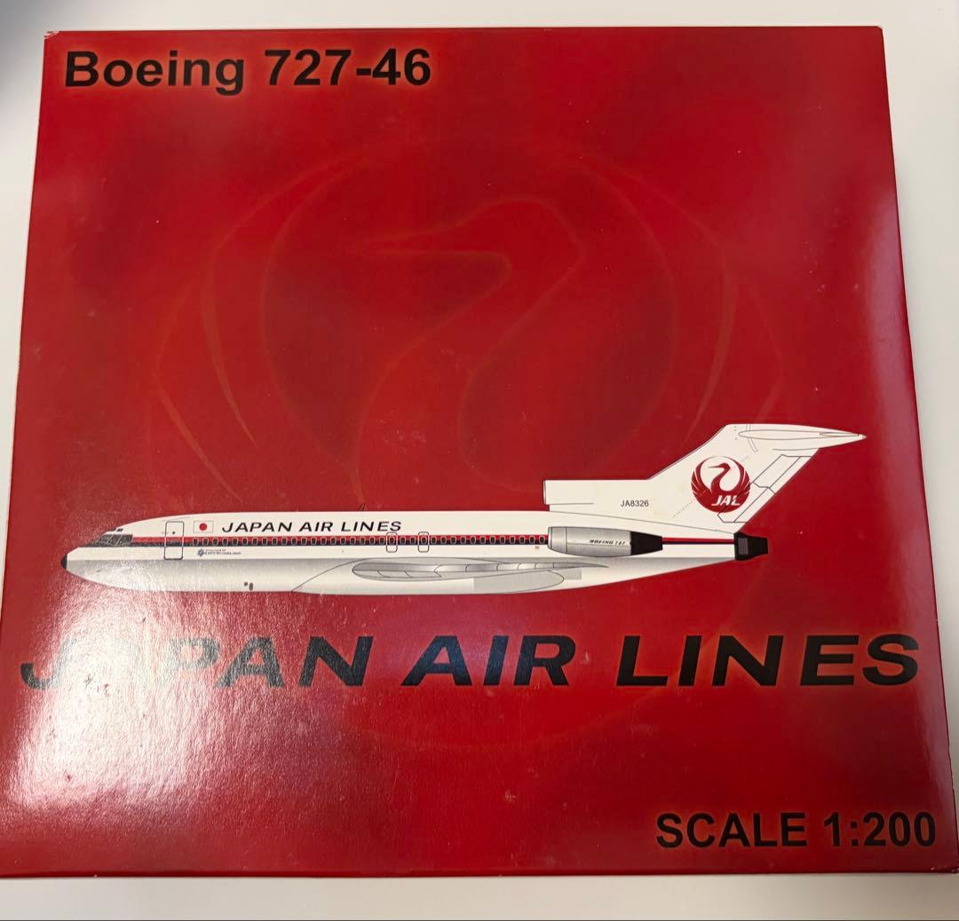 JAL B727-100 1/200 日本航空