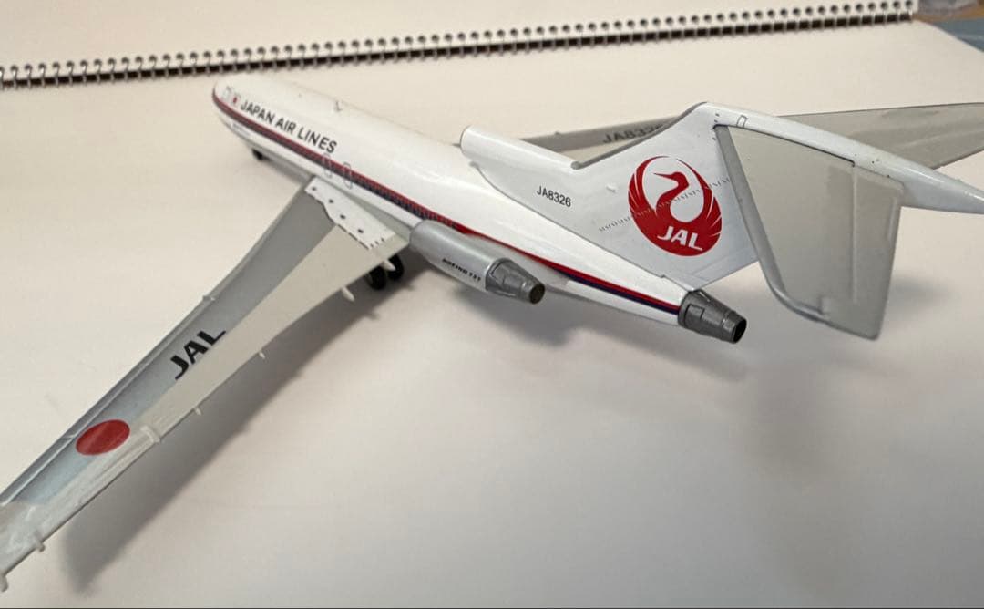 JAL B727-100 1/200 日本航空