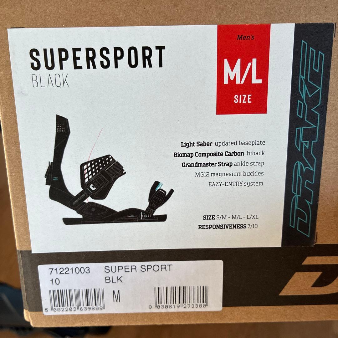 DRAKE SUPERSPORT M/L ドレイク　スーパースポーツ(ブラック)