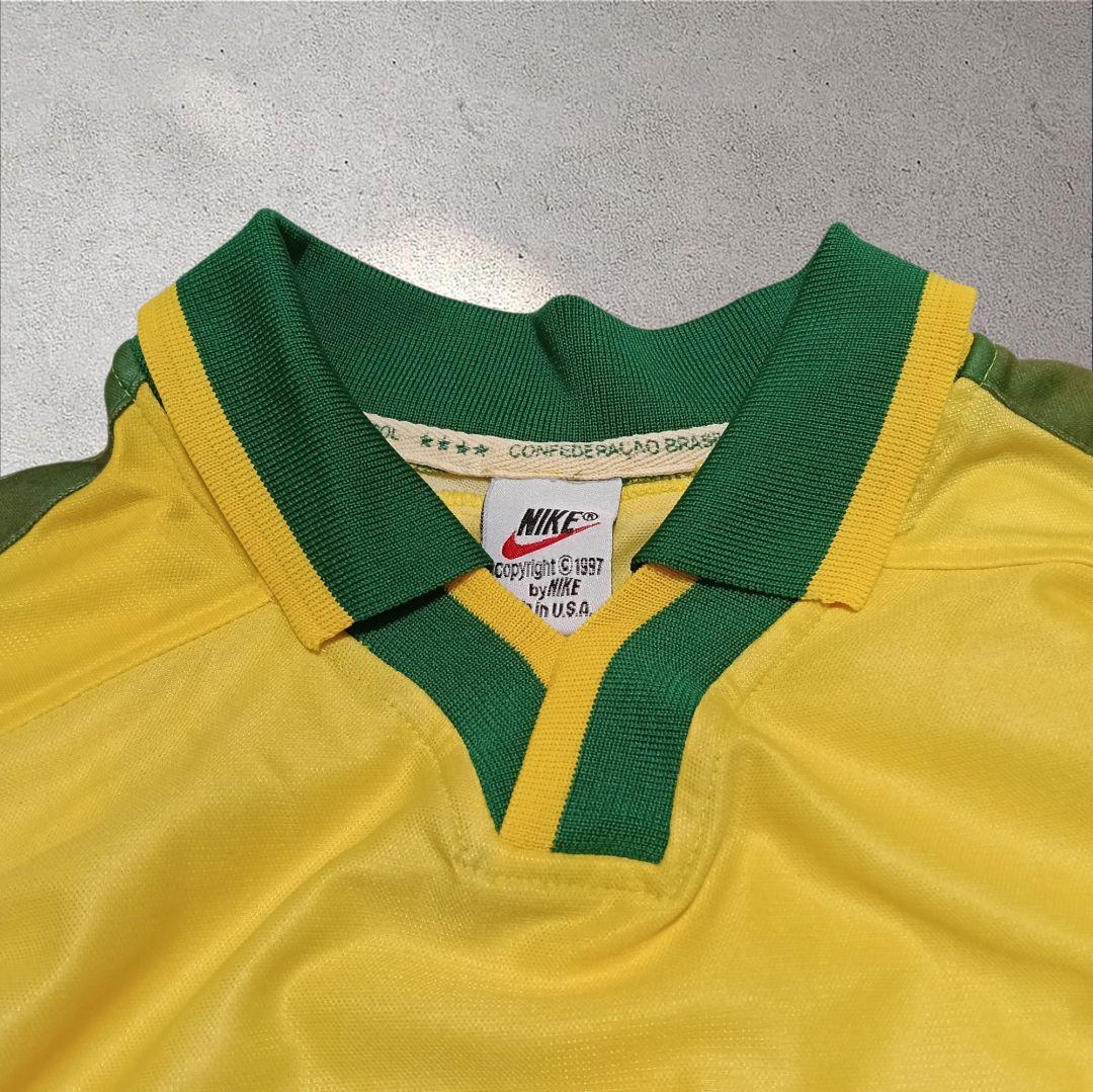 【希少USA製】NIKEブラジル代表 1997年 ホーム ユニフォームM~L相当