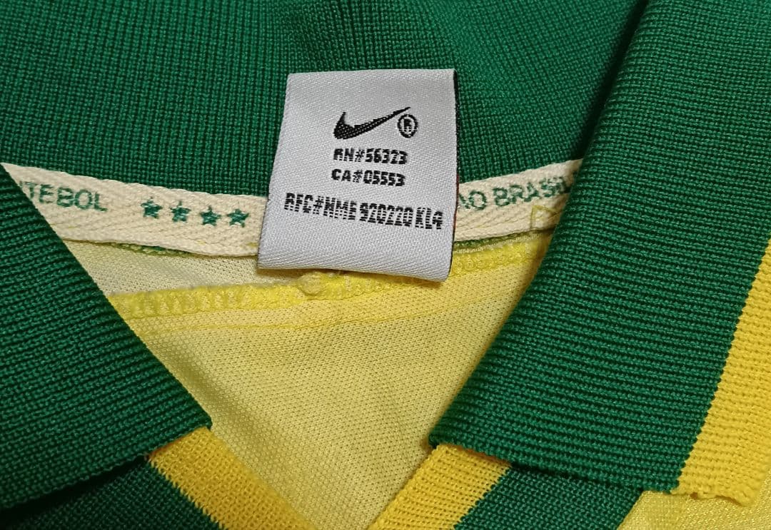 【希少USA製】NIKEブラジル代表 1997年 ホーム ユニフォームM~L相当