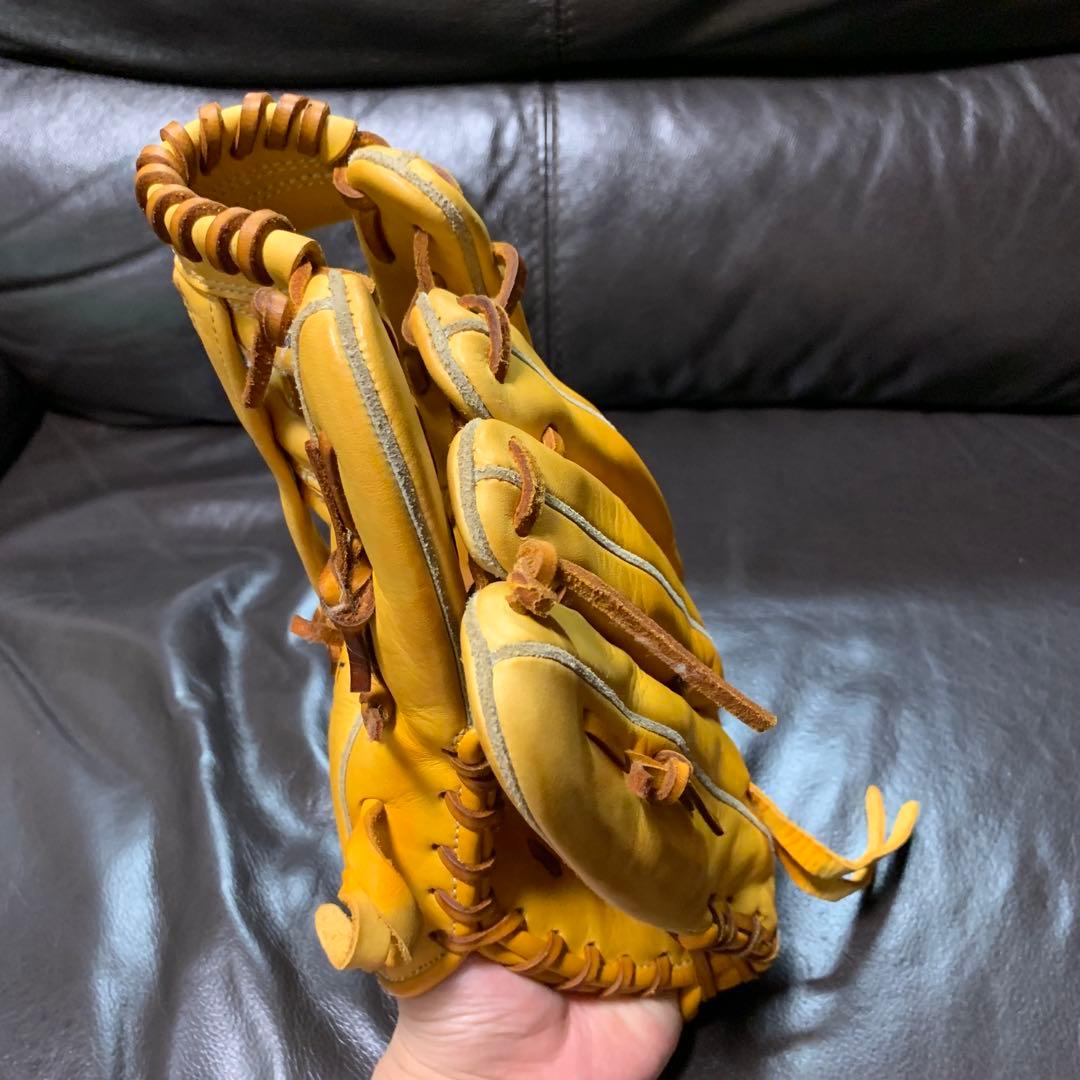 Rawlings 軟式外野用グローブ 右投げ用 イエロー