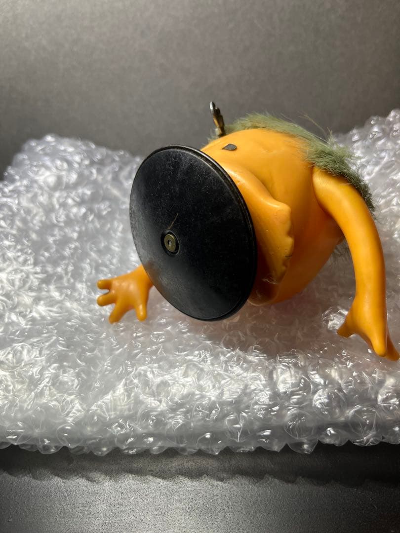 昭和 レトロ 当時物 グルッパー ネジ巻き玩具 ソフビ 人形 フィギュア　箱付き