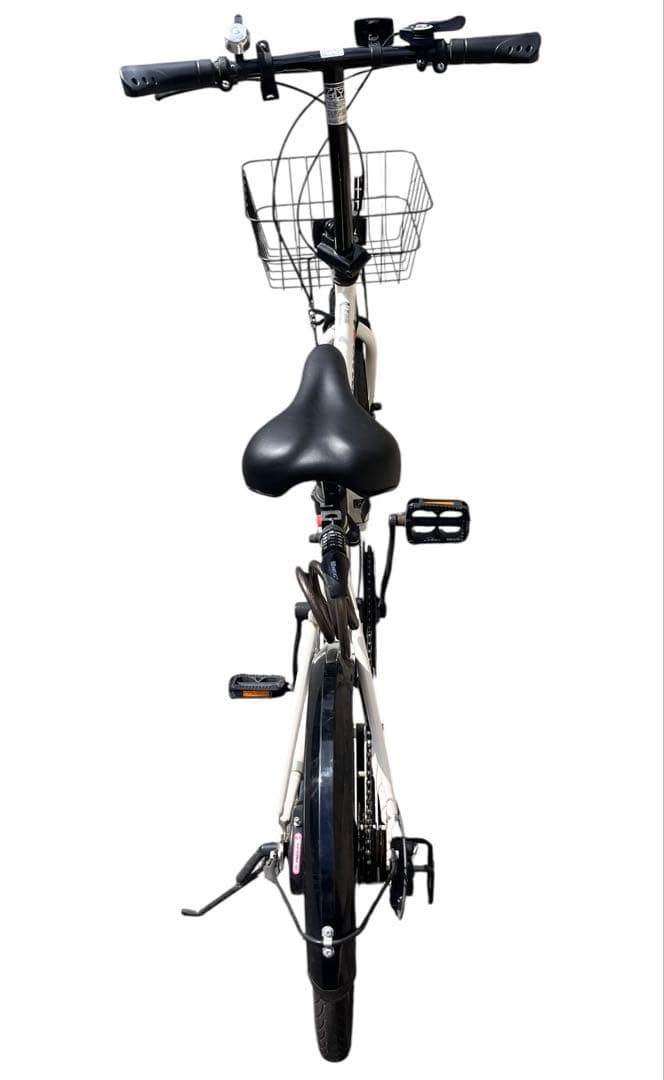 PANGAEA 折りたたみ自転車 ホワイト ノーパンクタイヤ