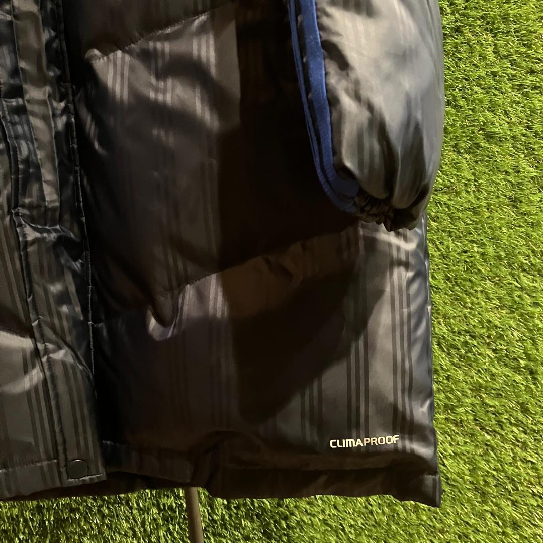 adidas　ベンチコート　HN942　ダウン80%　紺/青　サイズXO