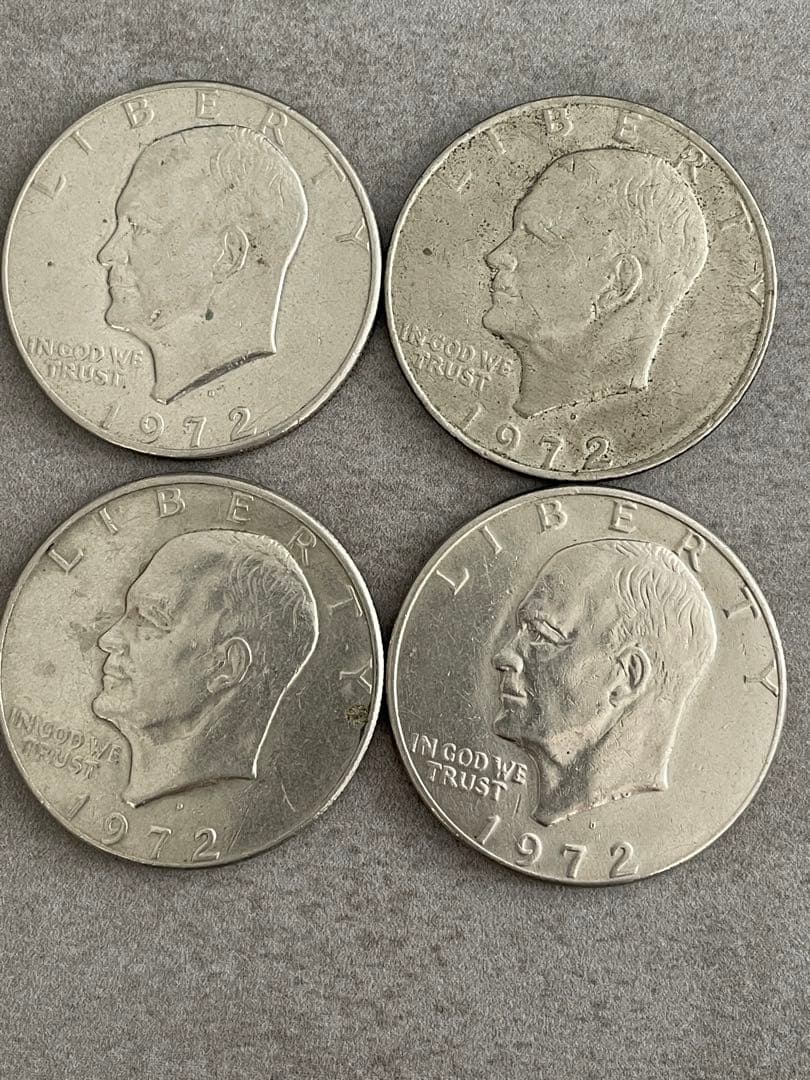 【アメリカ】1ドルアイゼンハワー・イーグル・ダラー硬貨1972年-1977年