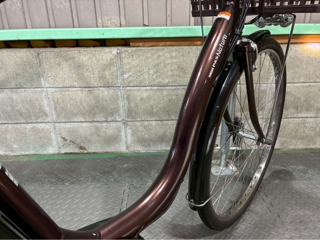 №8776電動自転車ヤマハPASナチュラ26インチ