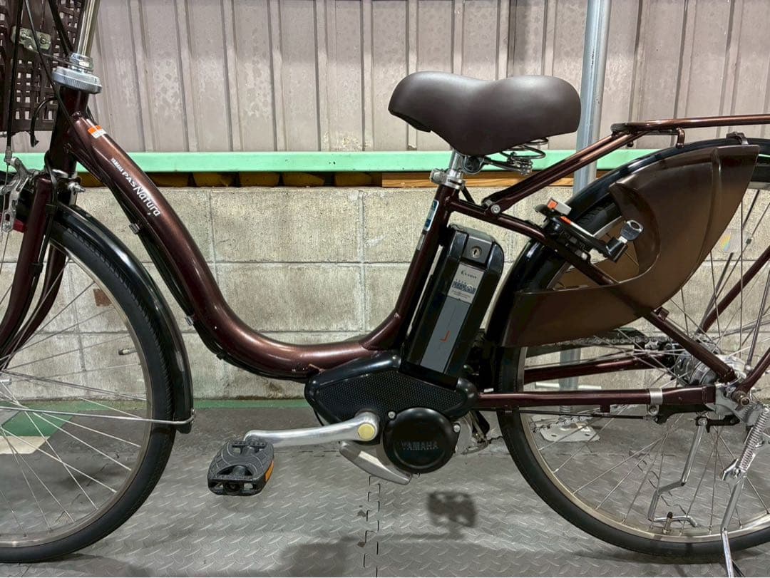 №8776電動自転車ヤマハPASナチュラ26インチ