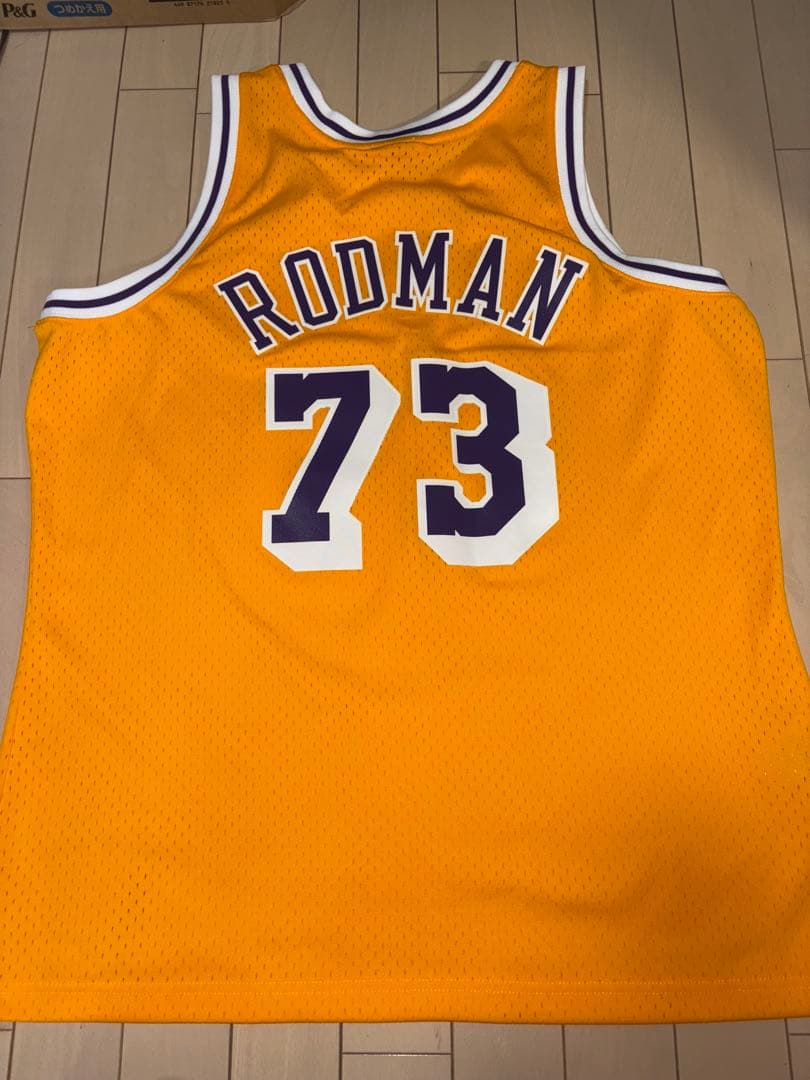 値下げ交渉あり‼️Lakers RODMAN 73 XLジャージ