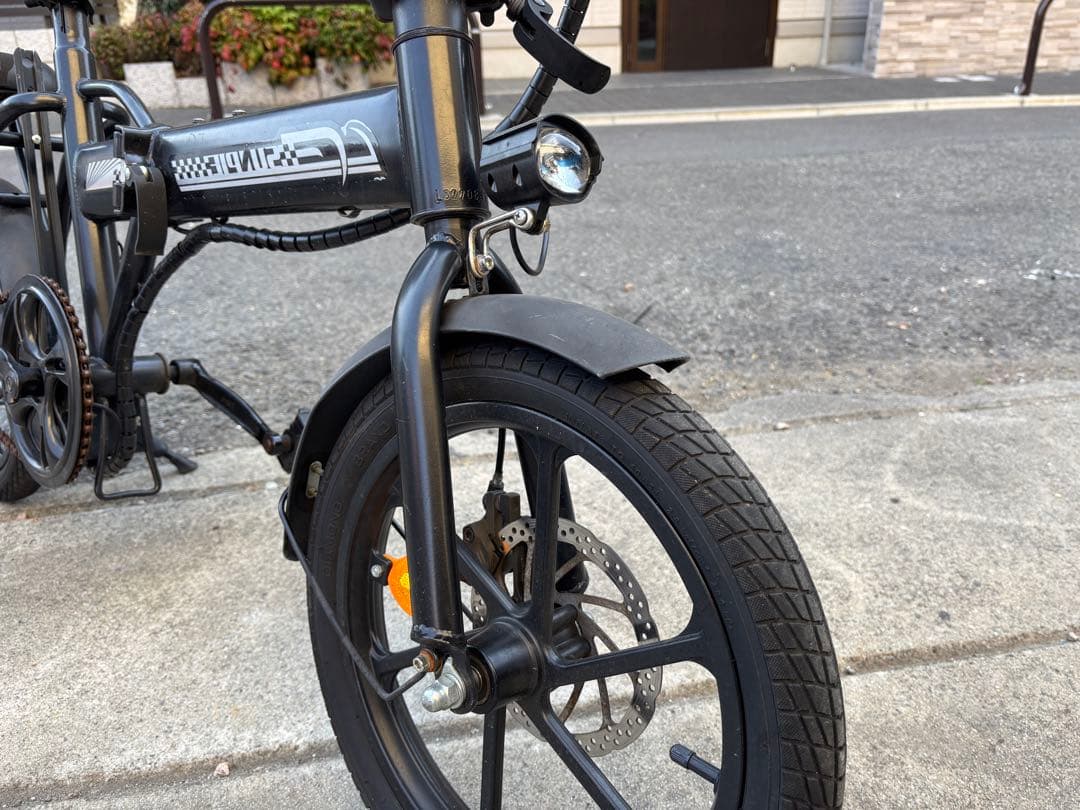 SUNPIE 電動自転車自転車 スポーツタイプ ブラック