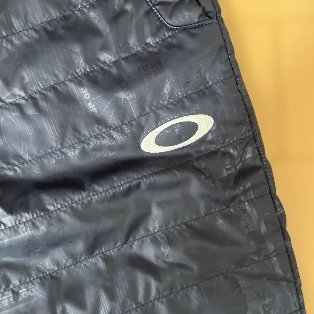 Oakley ネイビー キルティングパンツ Lサイズ