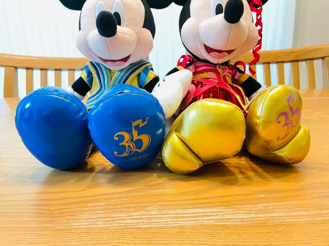 ディズニー 35周年 ミッキー ミニー ぬいぐるみ セット