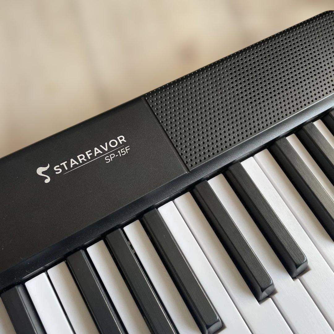 Starfavor 電子ピアノ88鍵盤 折り畳み式 198 種音色