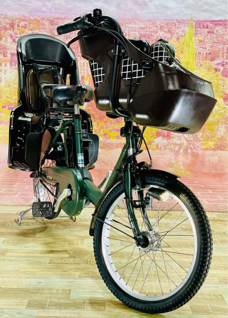 K2694 電動自転車パナソニック ギュット 子供乗せ 20インチ 送料無料
