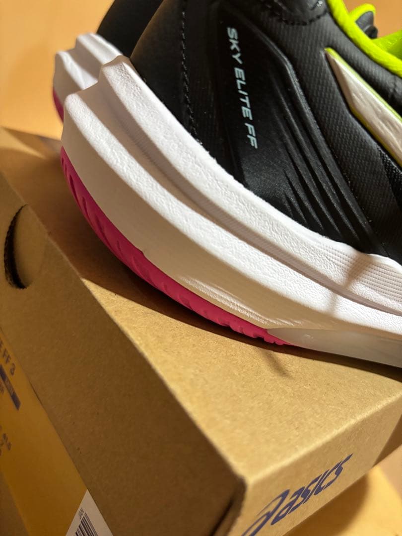 asics SKY ELITE FF 3 26.0cm ブラック/ライム