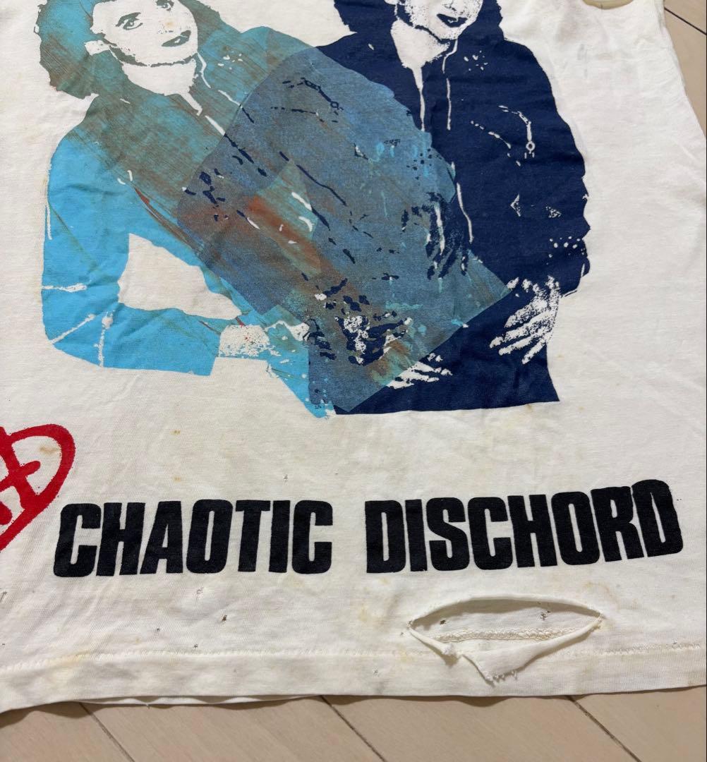 CHAOTIC DISCHORD カットオフTシャツ　ビンテージ