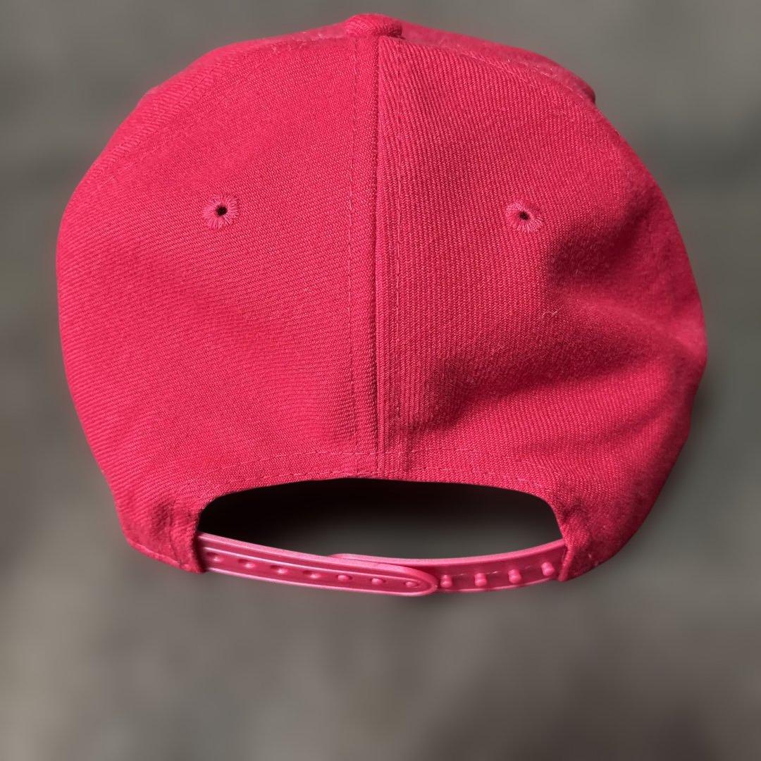 Neweraニューエラ9fifty49ersジョー・モンタナキャップ レッド