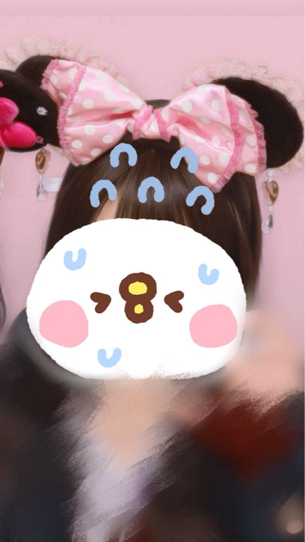 ディズニーリボン付きカチューシャ ピンク